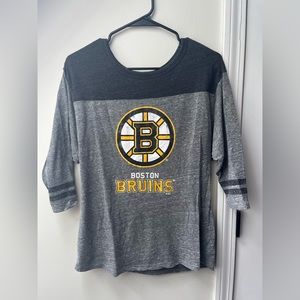 Women’s Bruins NHL 3/4 Top | Size M